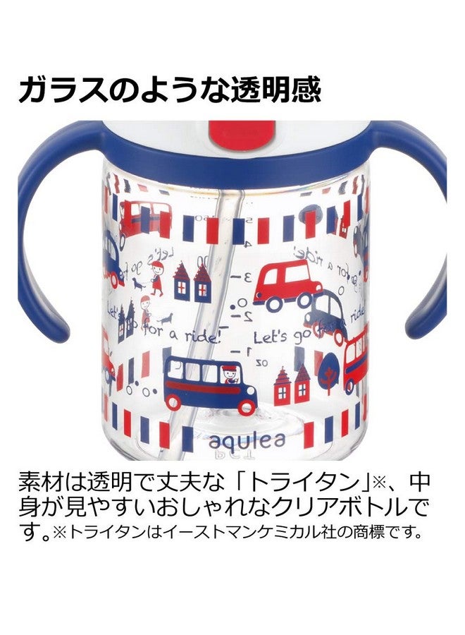 Richell Aqulea Outing Straw Mug 200Ml Pink - Image 3