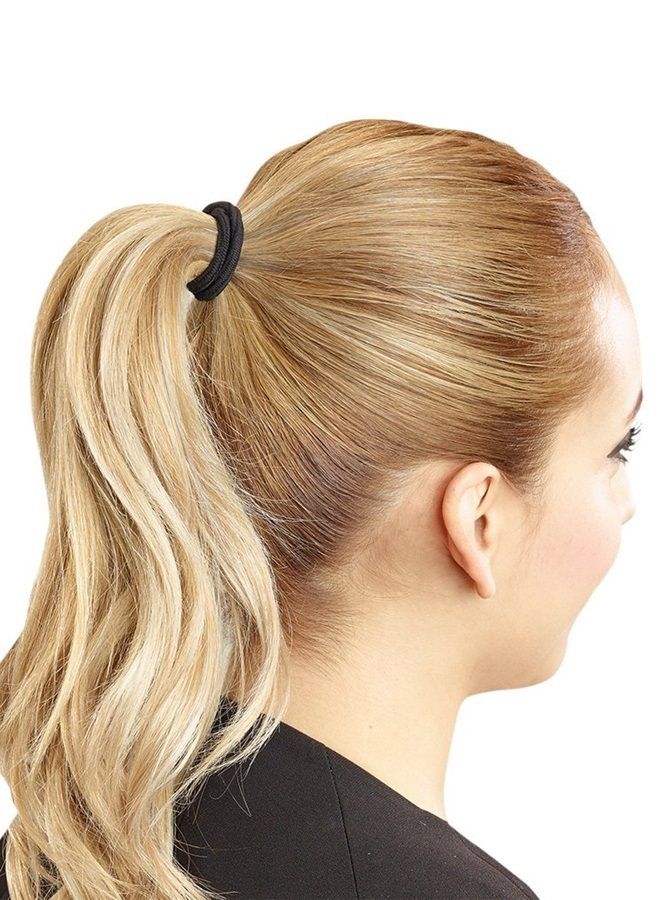 Revlon Extra Thick Black Hair Elastics, 15 Count - Image 4