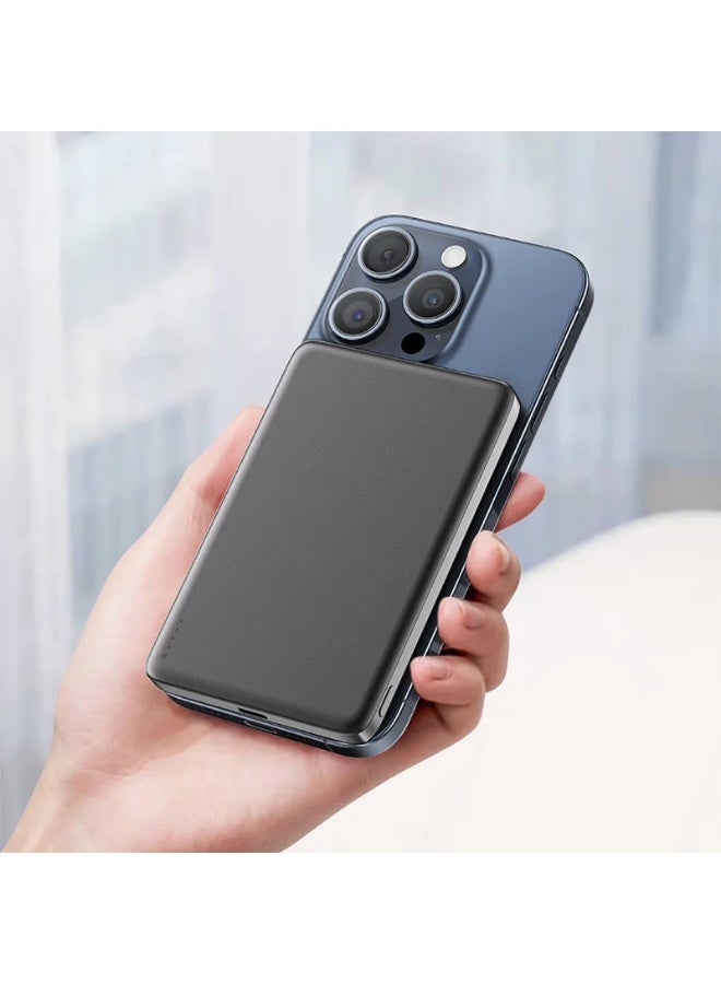 ACEFAST M8 18W 5000Mah Fast Power Bank With 7.5W Magnetic Wireless Charging (Black) - Image 2