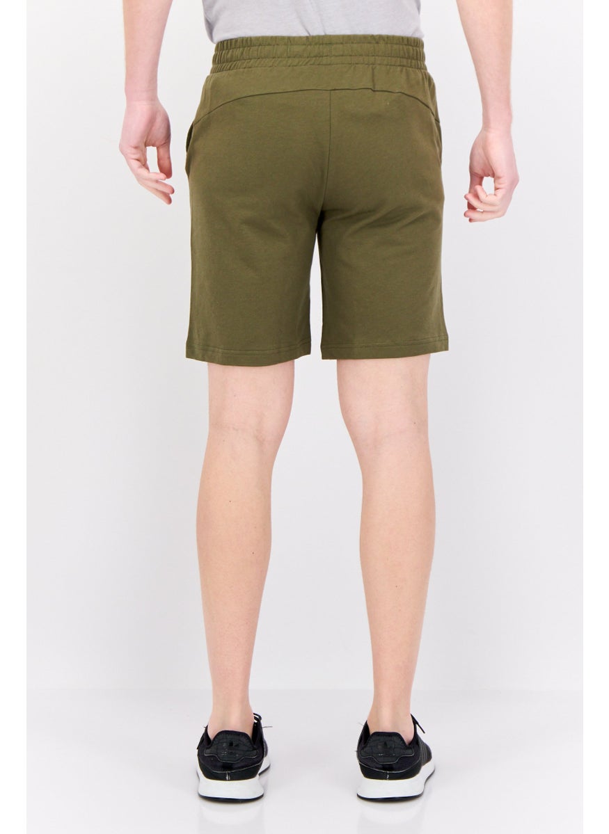 PUMA Men Slim Fit Brand Logo Outdoor Shorts, Olive  - Image 2
