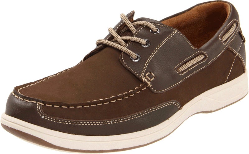 Florsheim Lakeside Moc Toe Oxford Men's Oxford, 10 2E US, Brown - Image 4