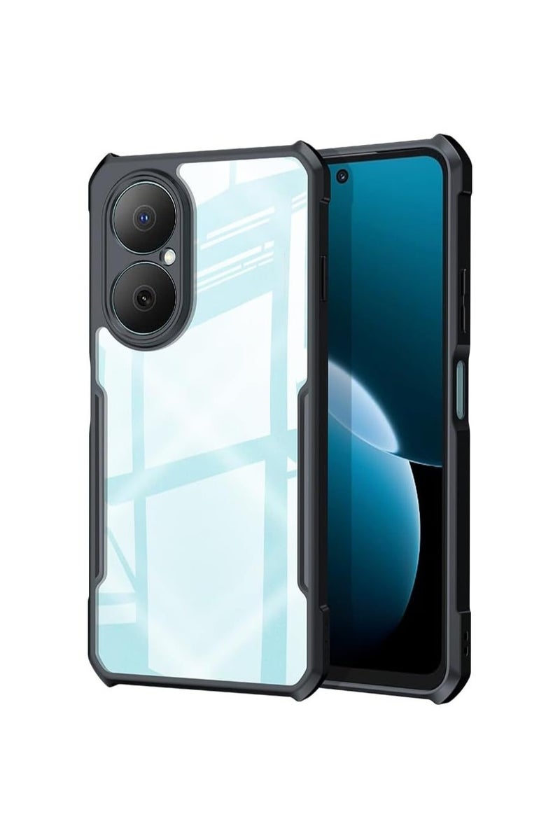 general Transparent protective case compatible with Huawei Nova Y73 4G [Airbag protection] Transparent outer shell Camera lens protection PC+TPU Drop-proof and shock-proof bumper protection Back cover - Image 1