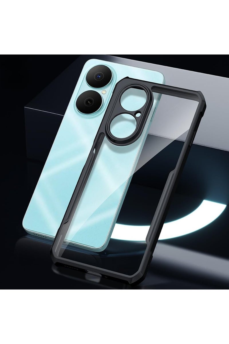 general Transparent protective case compatible with Huawei Nova Y73 4G [Airbag protection] Transparent outer shell Camera lens protection PC+TPU Drop-proof and shock-proof bumper protection Back cover - Image 5