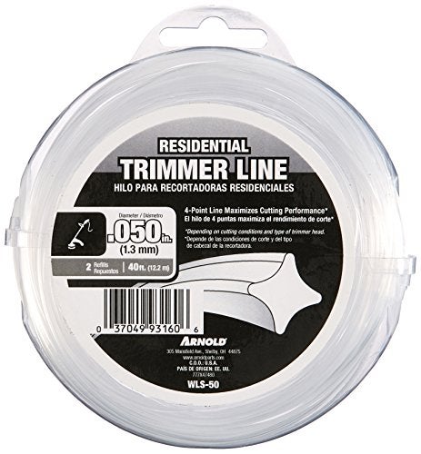 Arnold 40-Inch Residential Grade String Trimmer Line (WLS-50) - Image 1