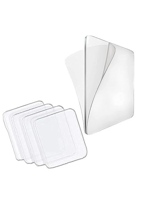 Generic DABHI ENTERPRISE Self Adhesive Tape Double Sided Heavy Duty Tap for Wall, Kitchen, Office, Wall, Car | Stickers for Home (Size - 6cm x 6cm) (10 pcs double side sticker)  - Image 3