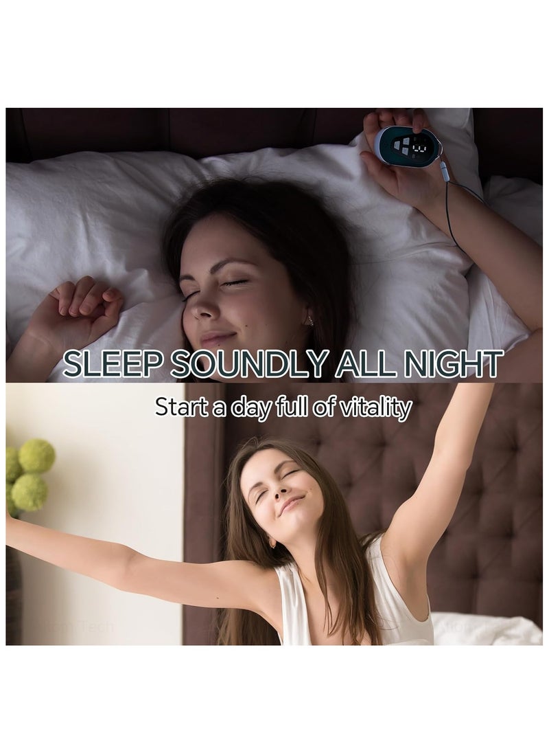 General Handheld Sleep Aid Device Stress Reduction and Mind Relaxation with 4 Soothing Scene Sounds & 9 Intensity Levels Enhances Sleep Quality and Portable for Sports Walking Relaxation  - Image 2