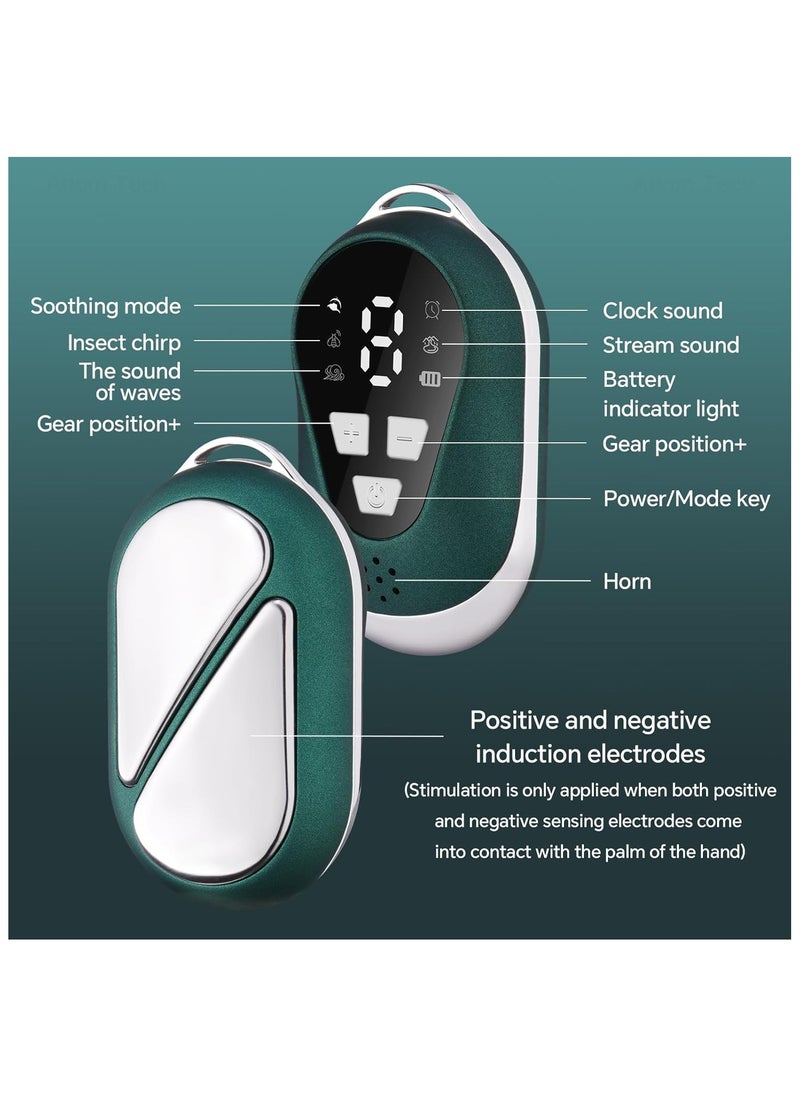 General Handheld Sleep Aid Device Stress Reduction and Mind Relaxation with 4 Soothing Scene Sounds & 9 Intensity Levels Enhances Sleep Quality and Portable for Sports Walking Relaxation  - Image 4