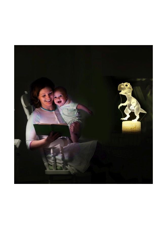 Generic - 3D Dinosaur LED Night Light Multicolour 21.50x5.30x15cm - Image 1