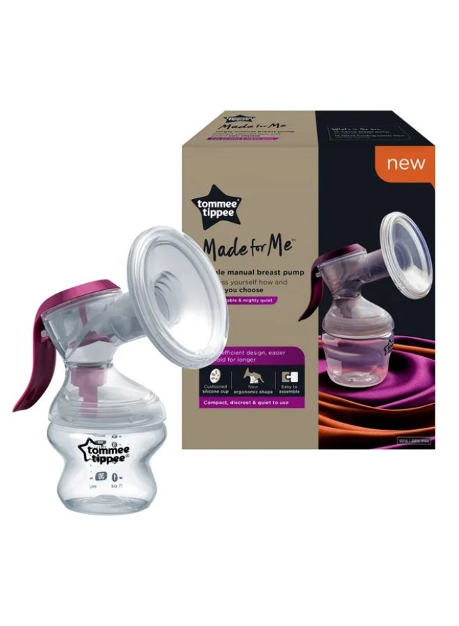 Tommee Tippee UK Tommee Tippee - Made for Me Manual Breast Pump - Image 2