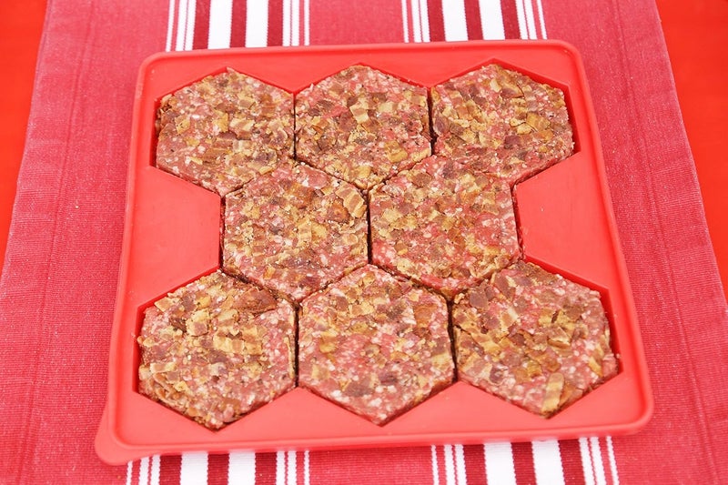 Shape Store Burger Master Innovative 8-in-1 Burger Press & Freezer Container Makes 8 Quarter-Pound Burgers 32 Oz., Tasty Amazing Burgers, Easy-To-Clean & Dishwasher Safe - Image 5