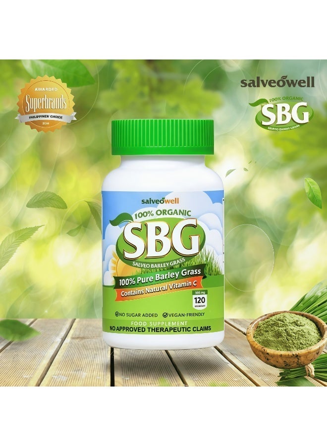 Veet gold 3-Pack 100% Organic Barley Grass Powder Supplement，Rich In Nutrients, Vitamins And Antioxidants 120 Capsules - Image 2