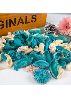 Urban Sajavaat Urban Sajavaat Aroma Potpourri with Borosilate Glass Jar Ocean Breeze Beach Style Dried Flower with SeaShell Jars Wooden Cork Lids Food Container  - Image 5