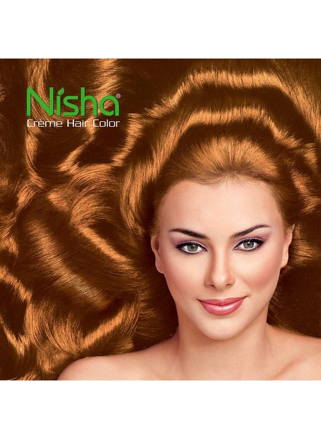 Nisha Cream Hair Color Rich Bright Long Lasting Hair Colouring For Ultra Soft Deep Shine 100% Grey Coverage Conditioning With Natural Herbs Honey Blonde And Wine Burgundy (Pack Of 2) - Image 5