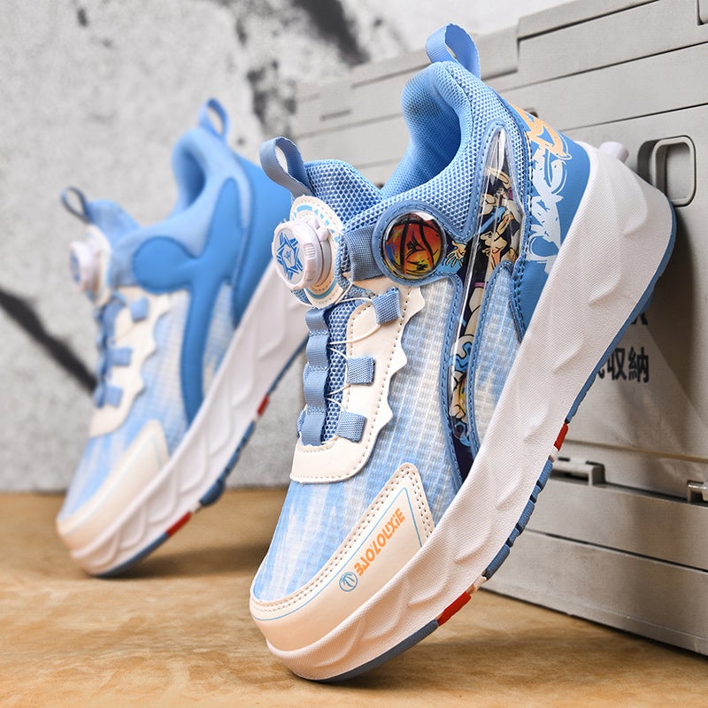 Children'S Shoes Boys Spring Girls Sports Invisible Four-Wheel Retractable Roller Skating Children'S Heloo Shoes - Image 4