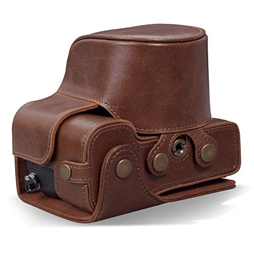 MegaGear MG1953 Ever Ready Genuine Leather Camera Case Compatible With Sony Alpha 7C A7 C 2860MM Brown - Image 3