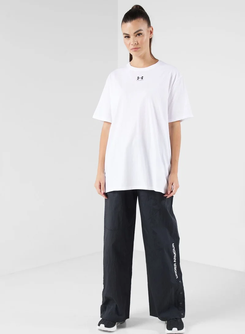 UNDER ARMOUR  Essential Oversized T-Shirt for Women | Best Price UAE