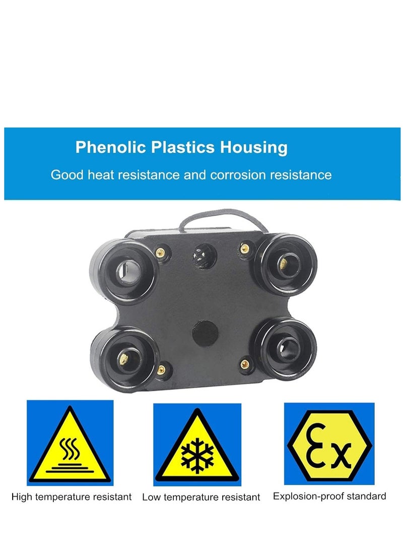 Circuit Breaker 100 Amp   12 24V DC Circuit Breaker with Manual Reset Waterproof Fuse Holder for Marine RV Car Audio and Home Solar System Amps Protection - Image 4