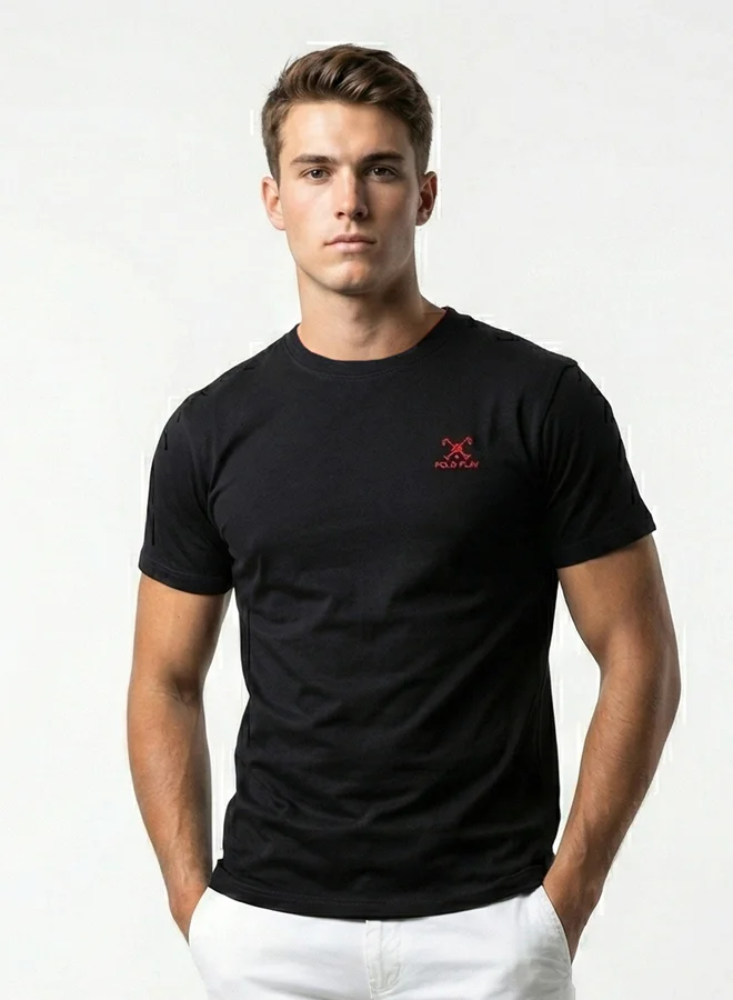 Polo Play Men Cotton Crew Neck T-Shirt