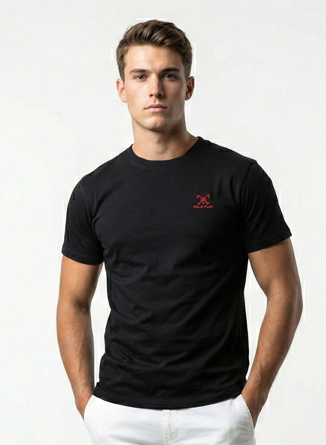 Polo Play Men Cotton Crew Neck T-Shirt - Image 1