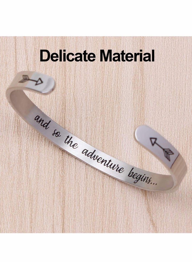 Adjustable Minimalist Cuff Bracelets for Women, Stylish C,Shape Bangles - Image 2