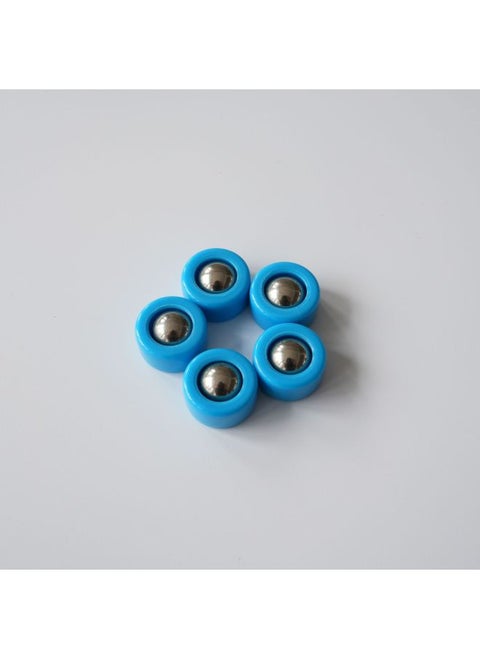 Curling Ball Various Specifications High Quality Plastic Children's Desktop Game Mini Shuffleboard Wholesale-Color:Diameter 19mm Blue