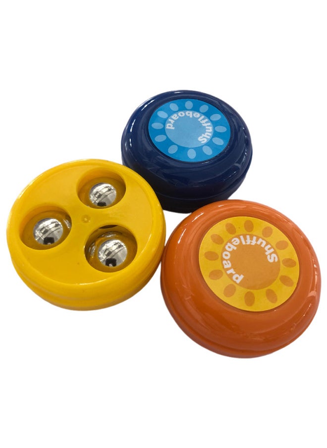Curling Ball Various Specifications High Quality Plastic Children's Desktop Game Mini Shuffleboard Wholesale-Color:Diameter 19mm Blue