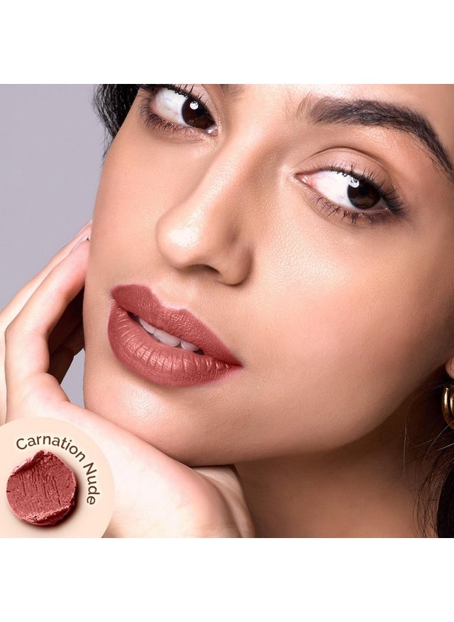 Mamaearth Mamaearth Moisture Matte Longstay Mini Lipstick with Avocado Oil & Vitamin E for 12 Hour Long Stay-01 Carnation Nude - 0.7 g  - Image 2