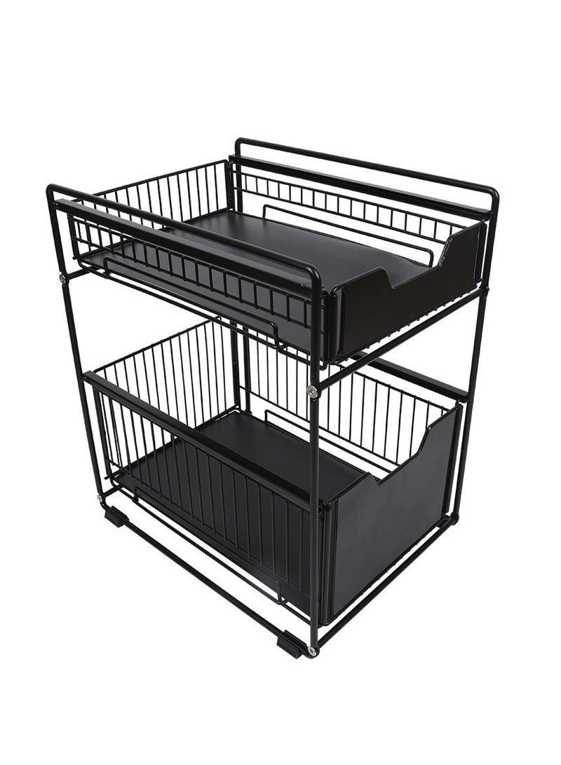 MIXDE Multi-Use Storage Organizer for Kitchen and Bathroom Space-Saving, Durable Design with Easy-to-Carry Handles