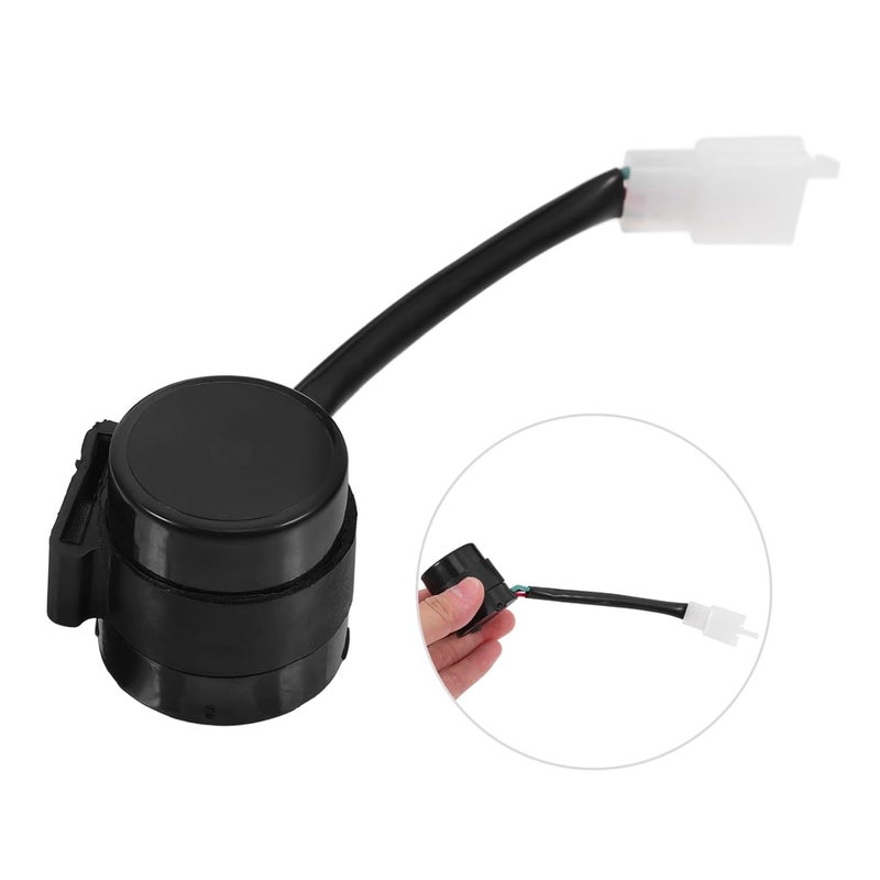 جهاز إشارة بلاستيكي أسود مع صافرة ومؤشر وامض لدراجة سكوتر - Image 4