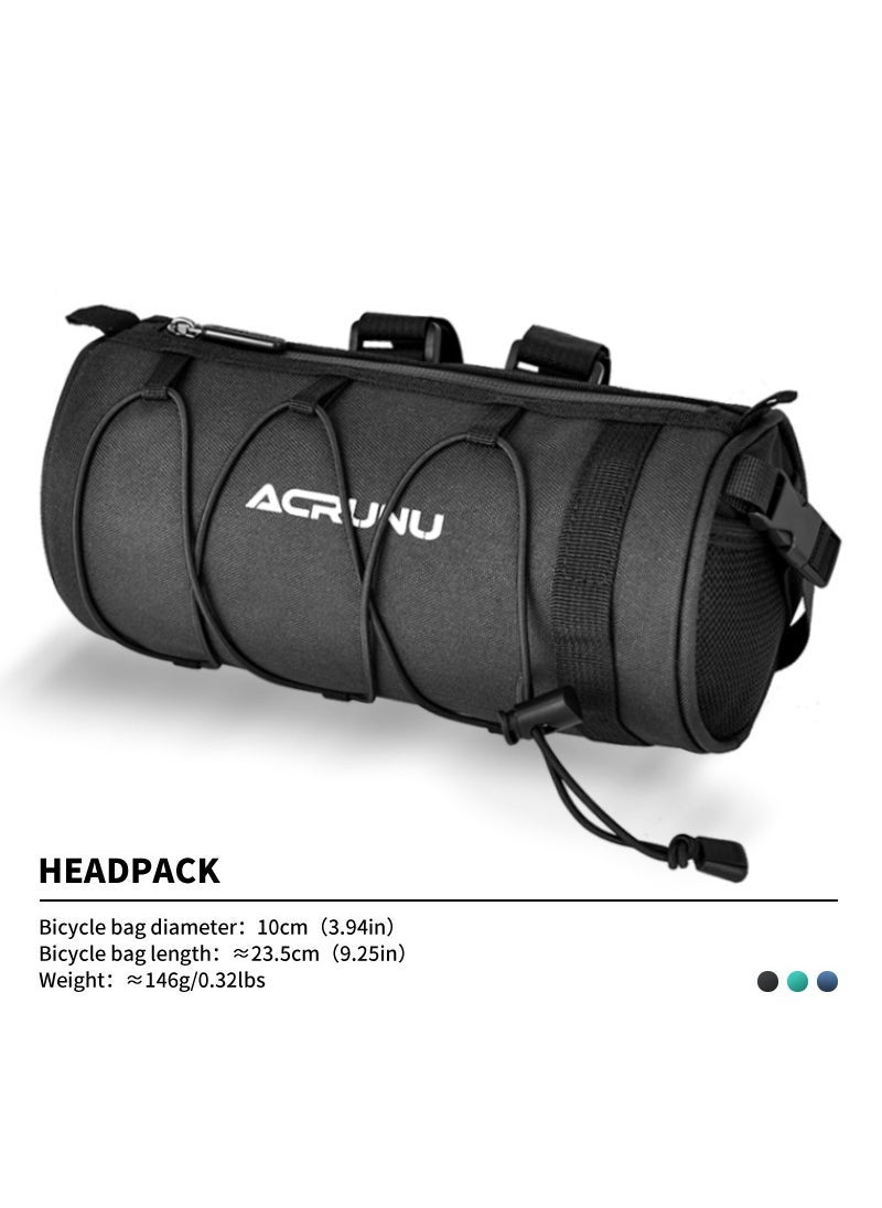 Generic ACRUNU Bike Saddle Bag Waterproof Top Tube Cycling Pouch Black 