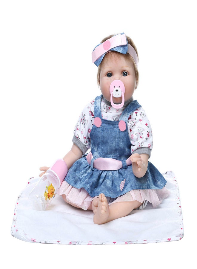 ان بي كي دمية طفل حديث الولادة مقاس 16 بوصة، هدية للأطفال، مصنوعة من قماش - Image 2