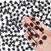 HOMICO 200 Pieces Halloween Mini Spiders Dollhouse Miniature Resin Spider for Crafts Tiny Fake Spiders for Fairy Garden Dollhouse Micro Landscaping Decoration - Image 4