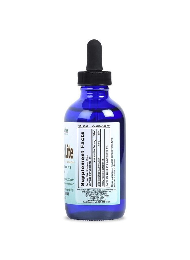 Good State Liquid Ionic Zinc Lite Supplement, 397, 4 fl oz, 1 Count  - Image 2