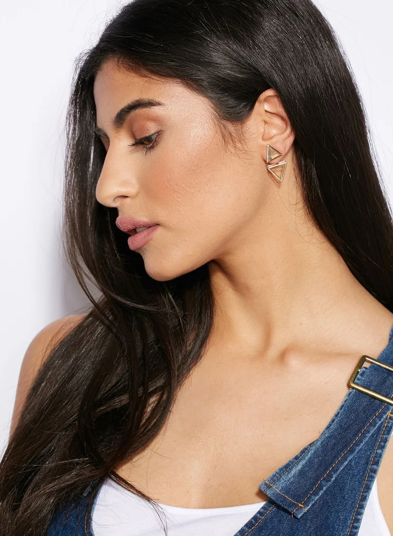 Majique London Geometric Earrings