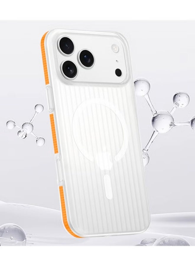 غطاء حماية لجهاز iPhone 17 Pro، [متوافق مع Magsafe] [مقاوم للصدمات بدرجة عالية] [رفيع ومتين] غطاء حماية شفاف غير لامع لجهاز iPhone 17 Pro - Image 4