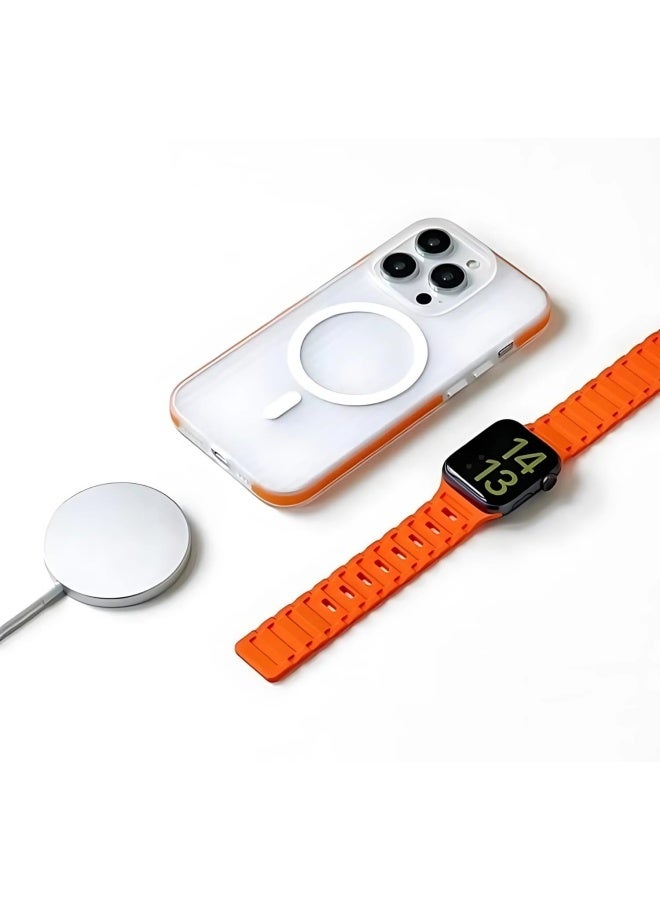 غطاء حماية لجهاز iPhone 17 Pro، [متوافق مع Magsafe] [مقاوم للصدمات بدرجة عالية] [رفيع ومتين] غطاء حماية شفاف غير لامع لجهاز iPhone 17 Pro - Image 2