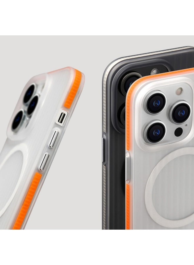 غطاء حماية لجهاز iPhone 17 Pro، [متوافق مع Magsafe] [مقاوم للصدمات بدرجة عالية] [رفيع ومتين] غطاء حماية شفاف غير لامع لجهاز iPhone 17 Pro - Image 3