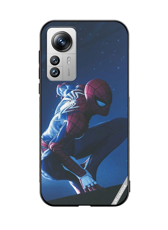 VR CREATIVE Protective Case Cover For Xiaomi 12 Pro Spiderman Design Multicolour - Image 1