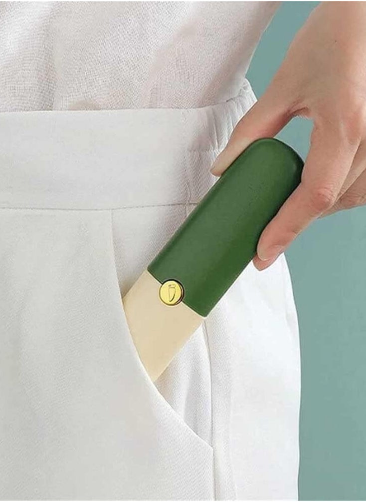 Generic - 2 in 1 cutting and peeling tool to facilitate peeling of fruits, vegetables, potatoes, carrots and apples, suitable for kitchen, office and outdoor places - Image 1