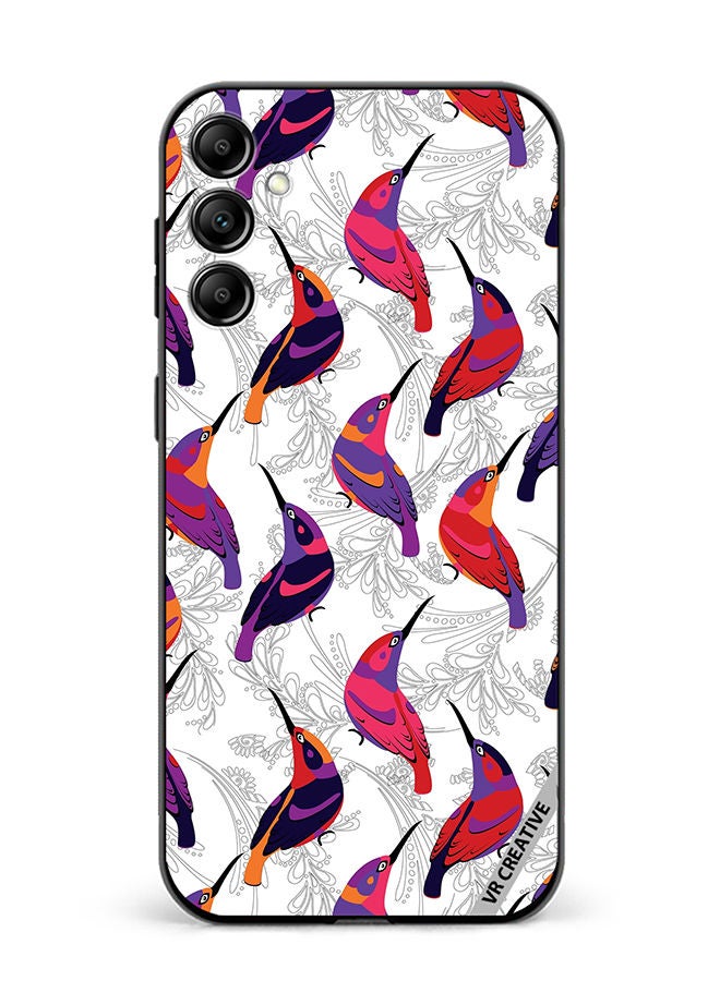 VR CREATIVE Protective Case Cover For Samsung Galaxy A14 5G/A14 Colorful Birds Design Multicolour - Image 1