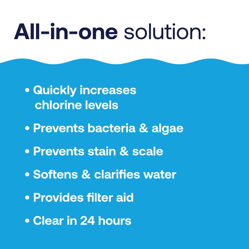 HTH 52039 Swimming Pool Care Shock Ultra, Swimming Pool Chemical, Cal Hypo Formula (1 Pack) - Image 2