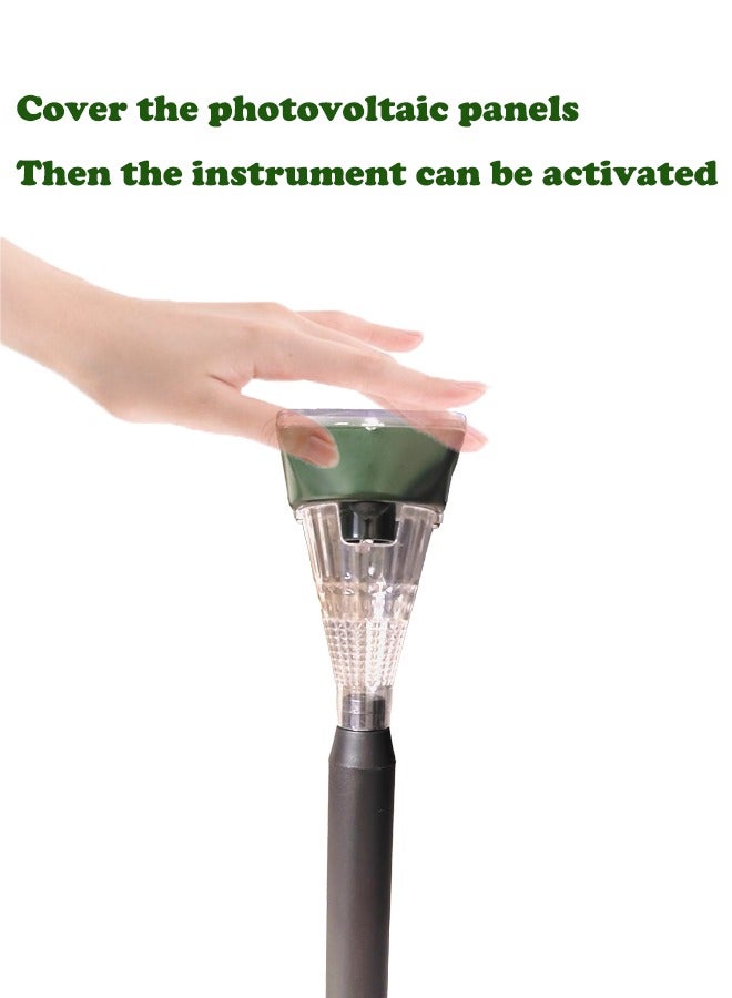 Solar Nail-Spike Animal Repeller: Motion-Activated Sonic & Color-Changing LED Defense for Garden, Farm, Yard, Camping - Image 2