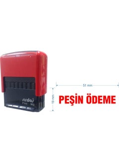 Sırdaş 912 Stamped Red machine with Red Felt "PAID PAYMENT" text  - Image 2