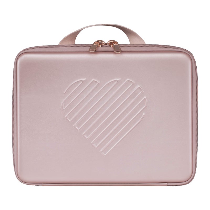 Riki Loves Riki Riki Skinny vanity Mirror Carry caselarge in Rose Gold Multifunctional Makeup Bag Light Weight and Portable Protect the Makeup Mirror from Shattering 