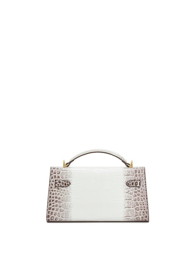 JW PEI Women's Noor Top Handle Bag - White Croc - Image 3