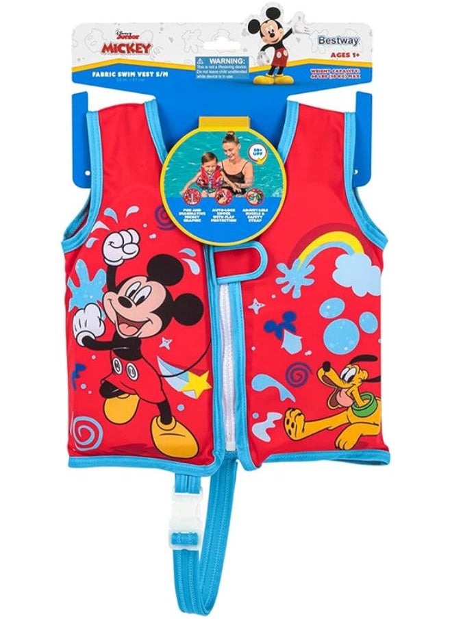 Bestway Bestway Disney Junior Mickey & Friends Children's Fabric Swim Vest  - Image 1
