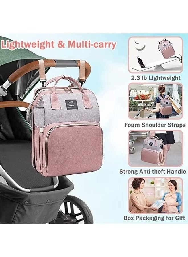 NIBEMINENT New Style Multifunctional Portable Mommy Bed Backpack With Mosquito Net For Baby - Image 3