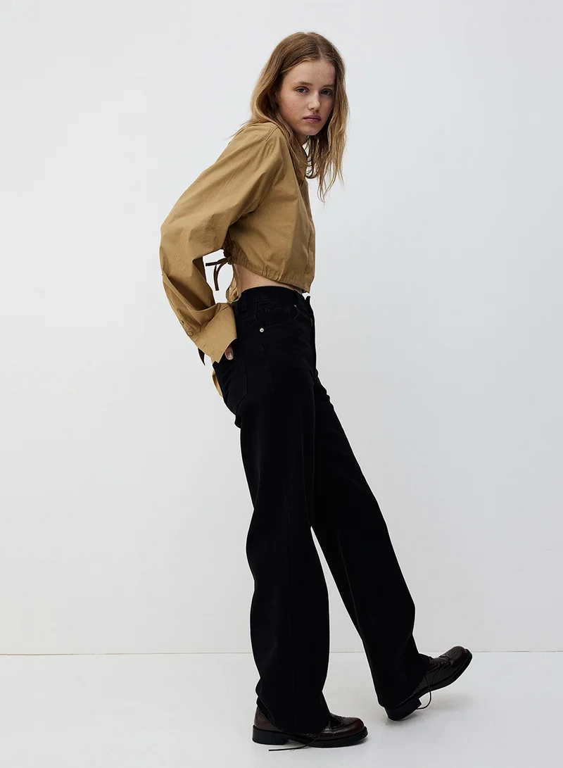 H&M Wide High Jeans