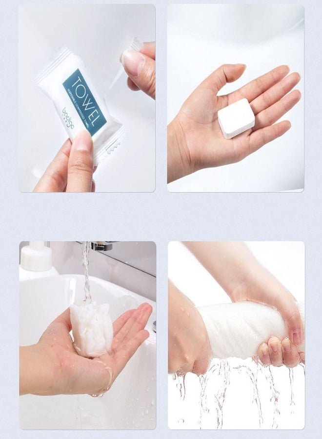 TEAERPKLAE مناشف وجه قطنية للاستخدام مرة واحدة من Teaerpklae، 20 منشفة، 9.44 × 11.8 بوصة - Image 2