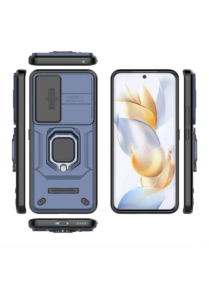 X-level Honor 90 Case Cover with Slide Camera Cover & Ring Holder, Kickstand Shell Back Cover Scratch-Resistant Shock-Absorbing Protector Accessories Kickstand Stand Magnetic Car Ring Holder Protection - Image 3